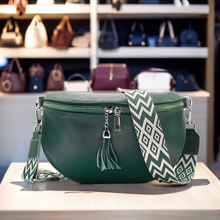 Lade das Bild in den Galerie-Viewer, Schultertasche - Bum Bag aus echtem, weichem Leder