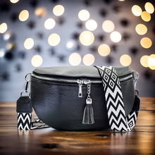 Lade das Bild in den Galerie-Viewer, Schultertasche - Bum Bag aus echtem, weichem Leder