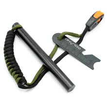 Lade das Bild in den Galerie-Viewer, 12,7 cm Feuerstahl mit Paracord von Ödland