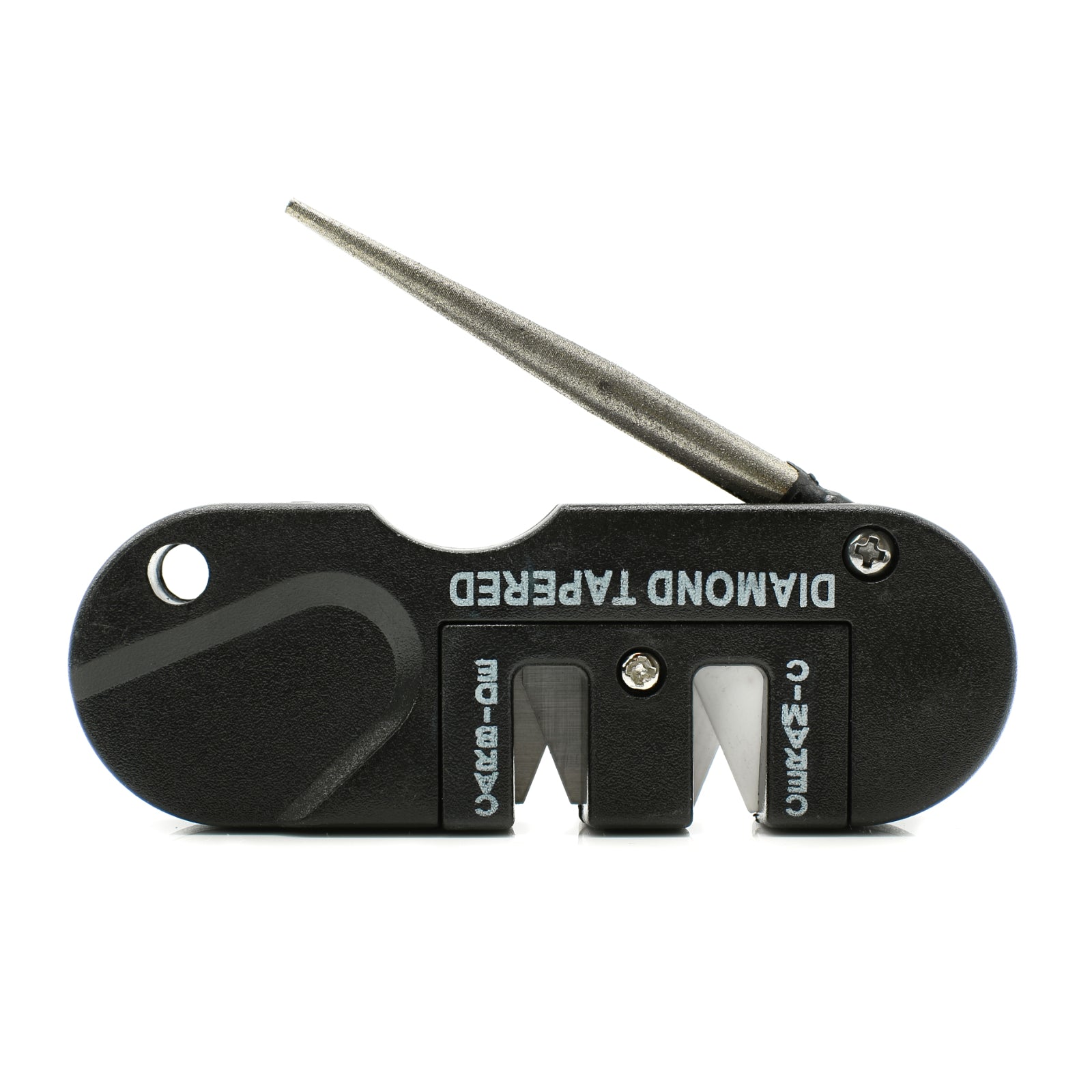 HENDI Messerschärfer 140mm - Mit Fingerschutz & Karbid-Klingen