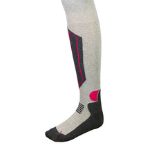 Lade das Bild in den Galerie-Viewer, Thermo-Skistrumpfhosen in schwarz und grau