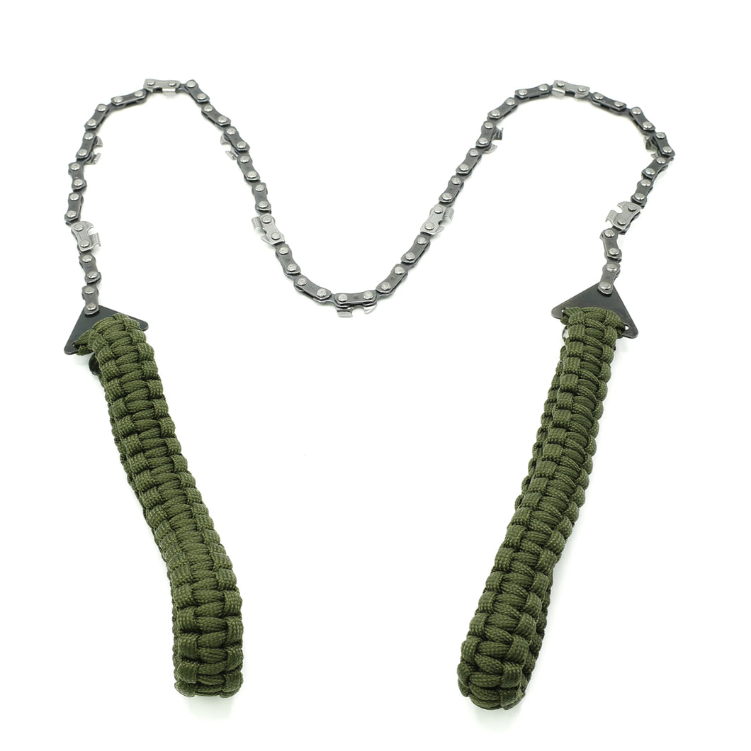 Handkettensäge mit Paracord-Griff